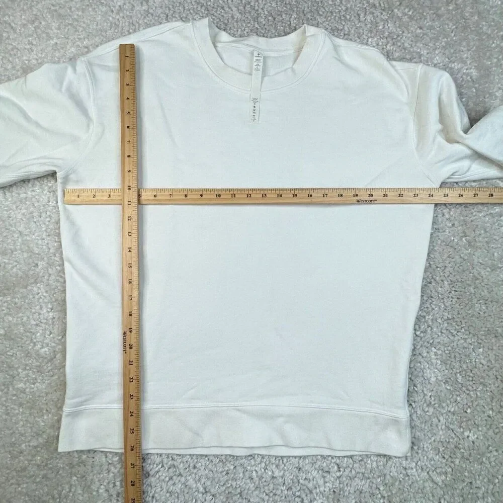 Lululemon Perfectly Oversized Crew Sweatshirt White